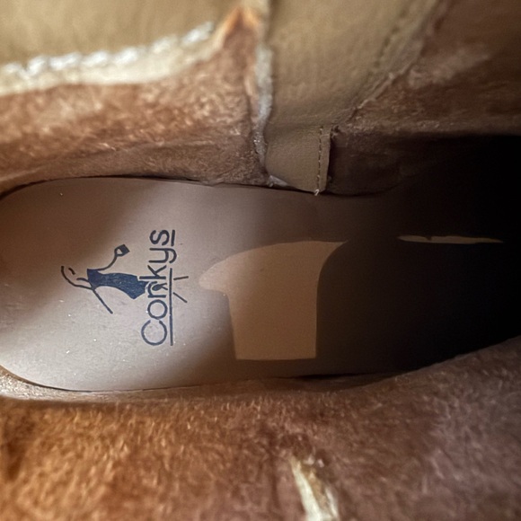 Corkys Metallic Cream Ankle Booties - Picture 7 of 12